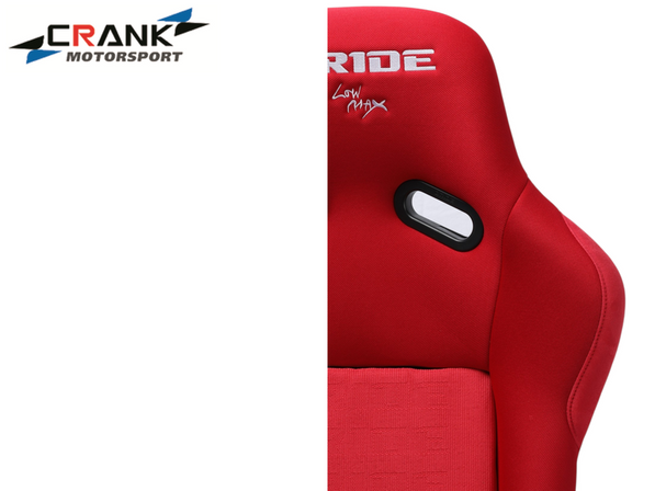Crank Motorsports ADR APPROVED VIOS II Fixed Back Bride Seat Red