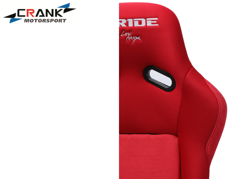 Crank Motorsports ADR APPROVED VIOS II Fixed Back Bride Seat Red