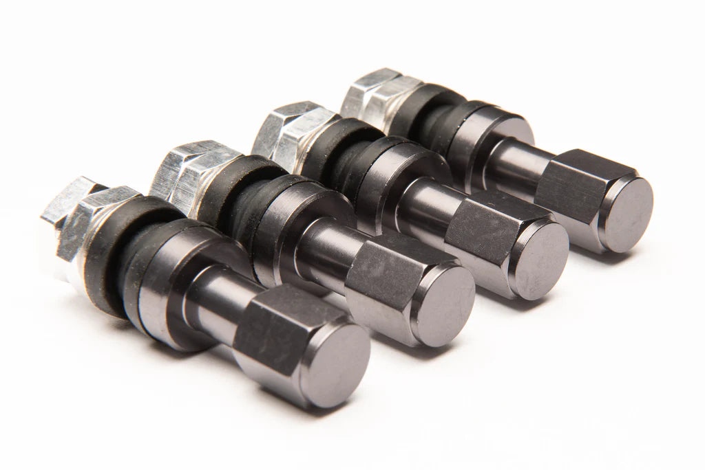 Sniper Wheels Aluminium Valve Stems/cap set of 4pcs GM