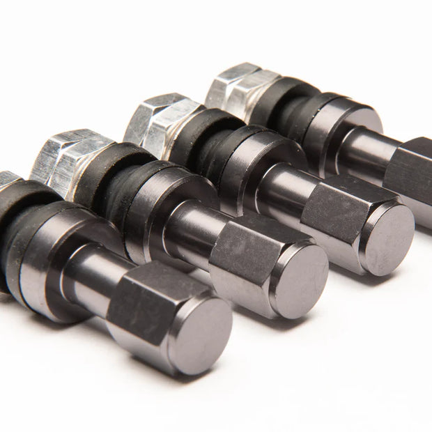 Sniper Wheels Aluminium Valve Stems/cap set of 4pcs GM