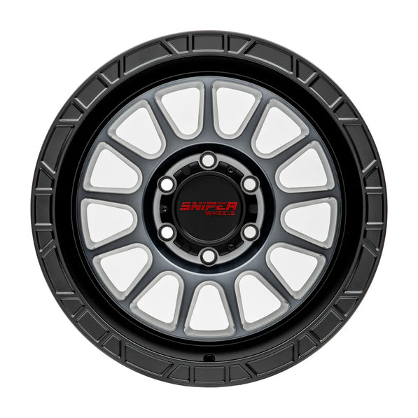 Sniper wheels BALLISTIC MKII Tint Graphite / Black Lip