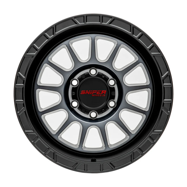 Sniper wheels BALLISTIC MKII Tint Graphite / Black Lip
