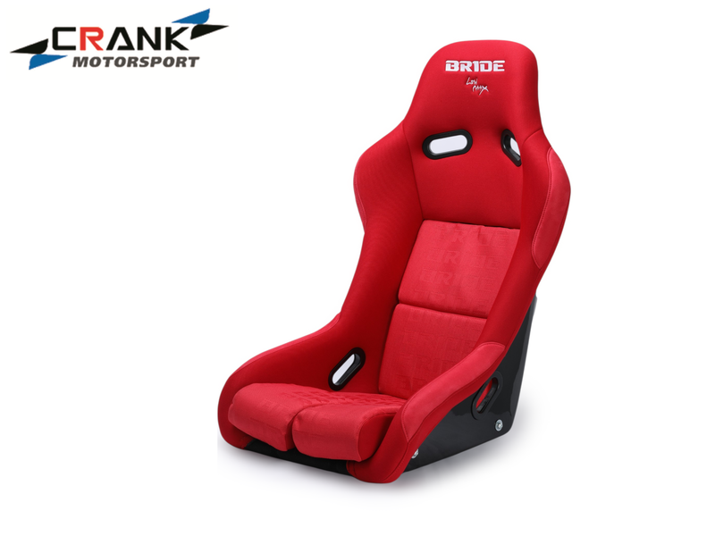 Crank Motorsports ADR APPROVED VIOS II Fixed Back Bride Seat Red