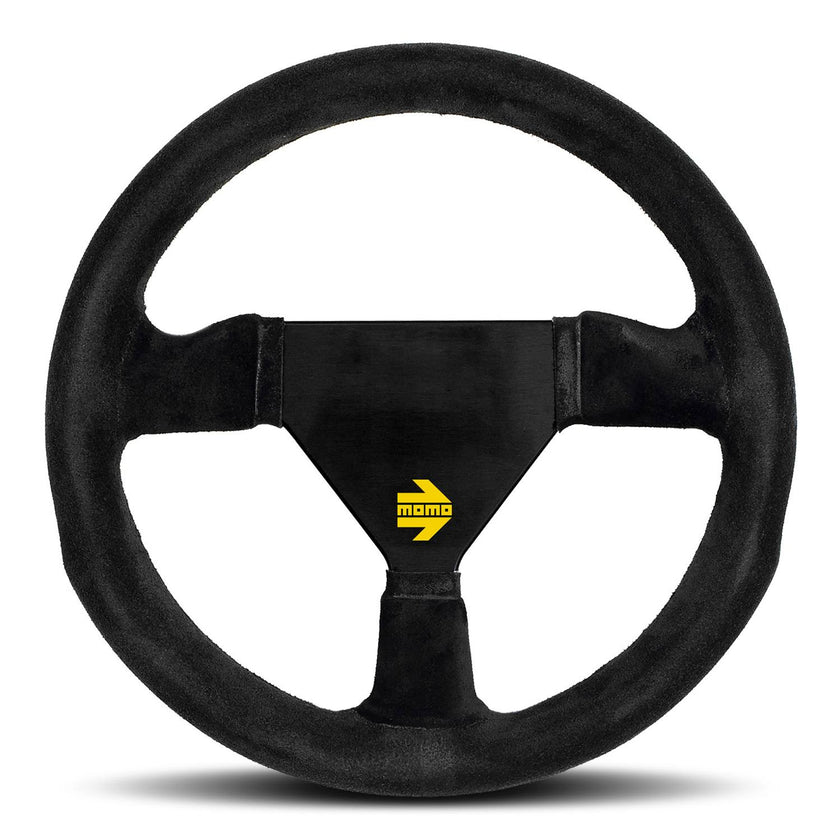 MOMO MOD 11 Black Suede Steering Wheel 280mm