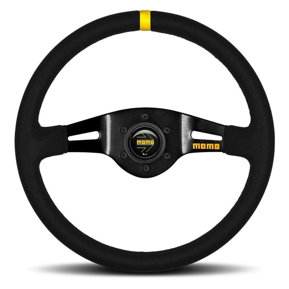 MOMO MOD 03 Black Suede 350mm Steering Wheel