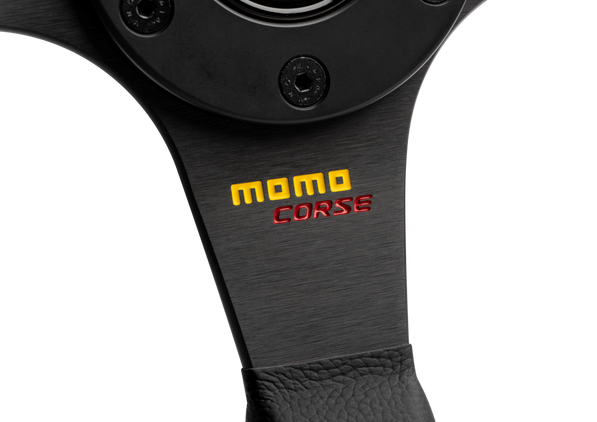 MOMO Corse 2.0 Black Leather 350mm Steering Wheel