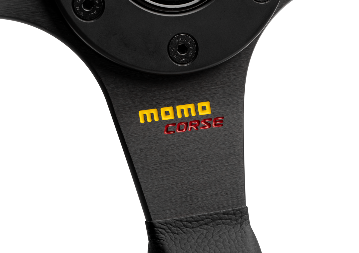 MOMO Corse 2.0 Black Leather 350mm Steering Wheel