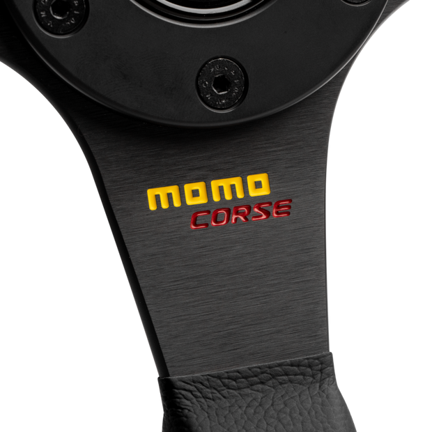 MOMO Corse 2.0 Black Leather 350mm Steering Wheel