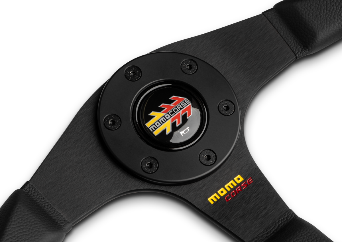 MOMO Corse 2.0 Black Leather 350mm Steering Wheel