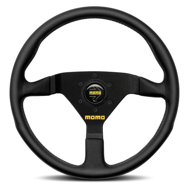 MOMO MOD 78 Black Leather 320mm Steering Wheel