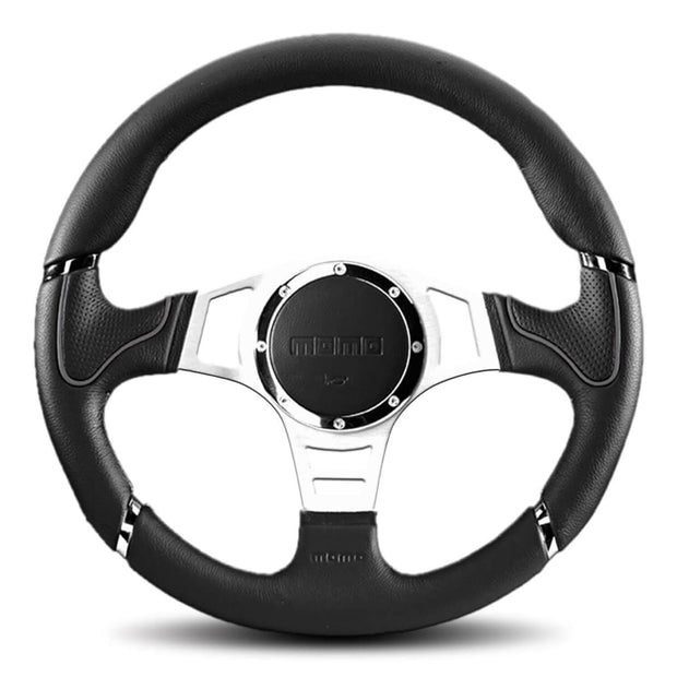 MOMO Millenium Sport Black/Grey 350mm Steering Wheel