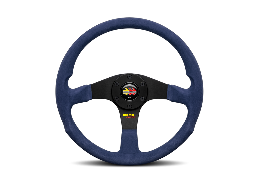 MOMO Corse 2.0 Blue Suede 350mm Steering Wheel