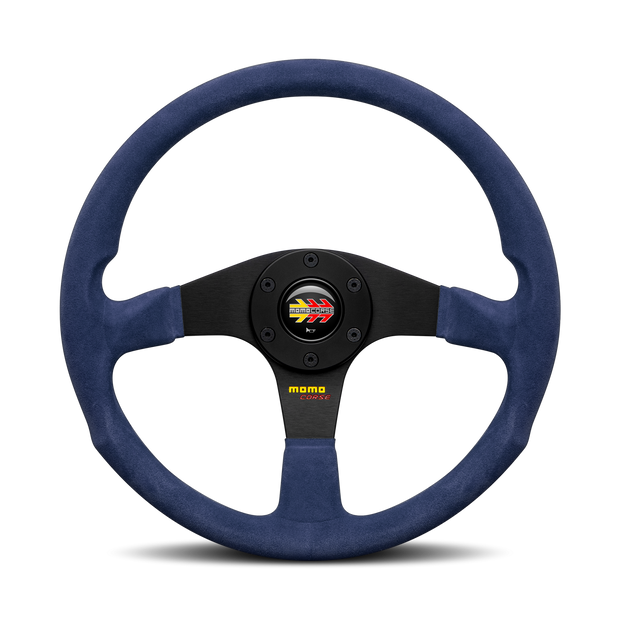 MOMO Corse 2.0 Blue Suede 350mm Steering Wheel