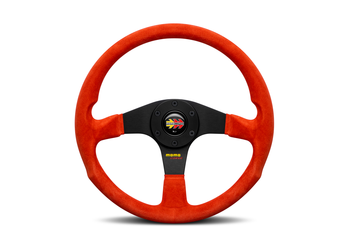 MOMO Corse 2.0 Red Suede 350mm Steering Wheel