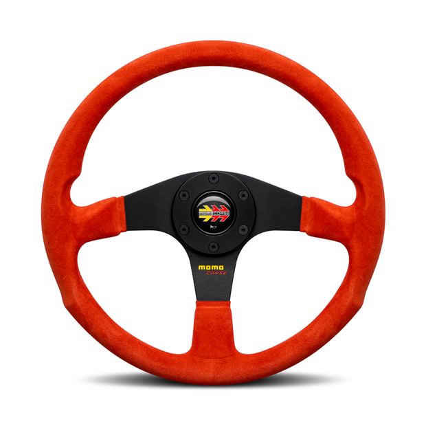 MOMO Corse 2.0 Red Suede 350mm Steering Wheel