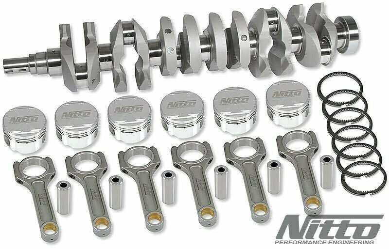 Nitto BARRA 3.8L de-stroker kit (v2 i-beam rods / 92.75mm bore)