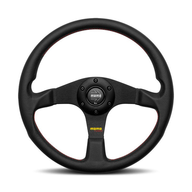 MOMO Tuner Black Leather 350mm Steering Wheel