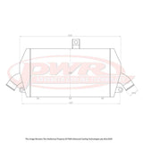 PWR - Mitsubishi Evo 7 (2001-2003) 68mm Intercooler