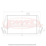 PWR - Mitsubishi Evo 4-6 (1996-2001) 68mm Intercooler