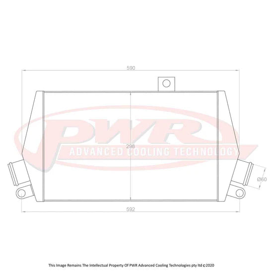 PWR - Mitsubishi Evo 4-6 (1996-2001) 68mm Intercooler