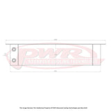 PWR - Mazda RX2 - RX7 Series 3, 12A & 13B (1970-1985) Extruded Tube 8 Row Engine Oil Cooler