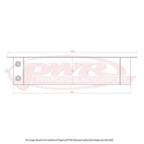 PWR - Mazda RX2 - RX7 Series 3, 12A & 13B (1970-1985) Extruded Tube 8 Row Engine Oil Cooler
