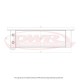 PWR - Mazda RX2 - RX7 Series 1-3, 12A & 13B (1970-1985) Extruded Tube 10 Row Engine Oil Cooler