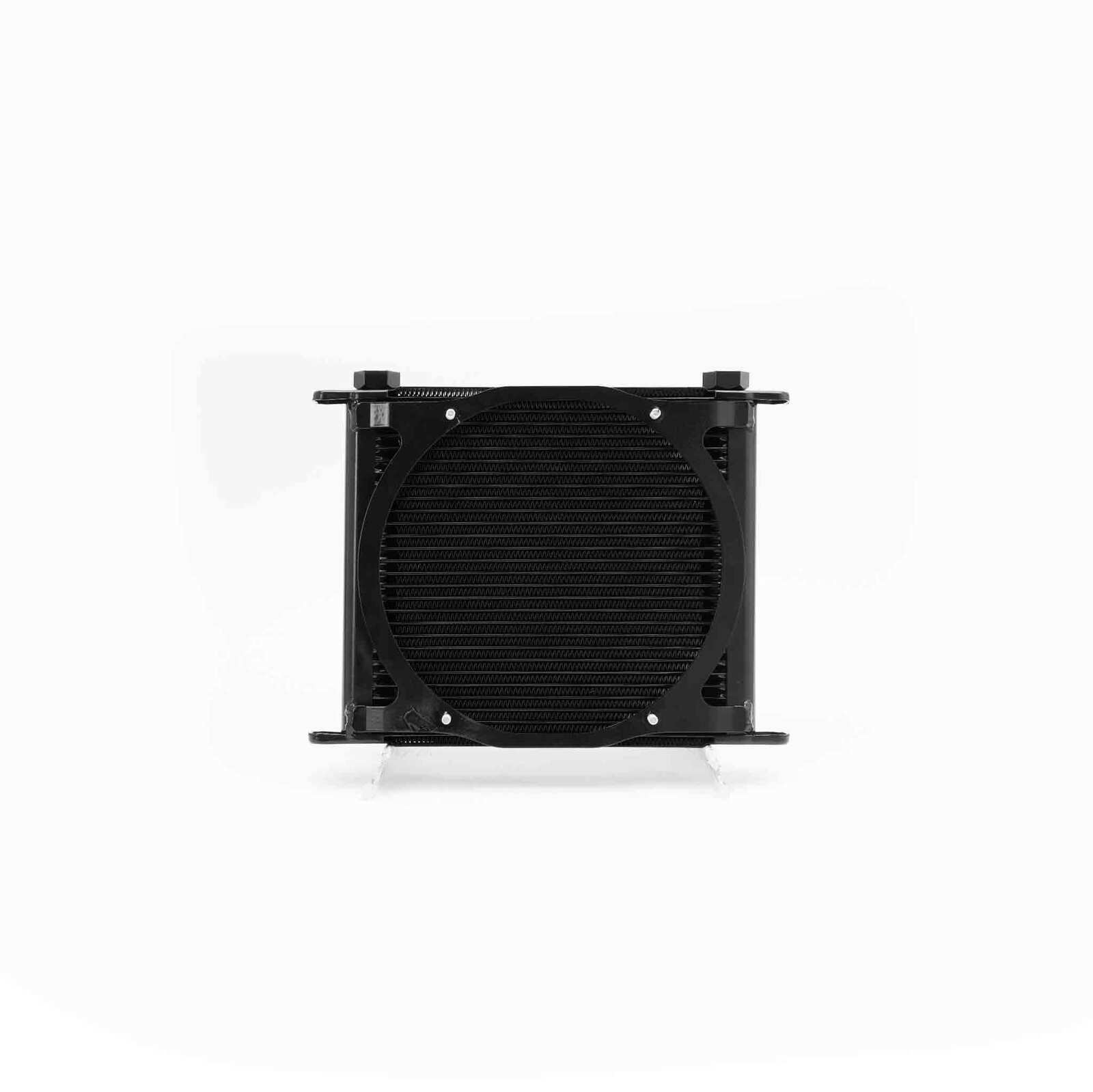 PWR Engine Oil Cooler - Plate & Fin 280 x 256 x 37mm (28 Row) with 9