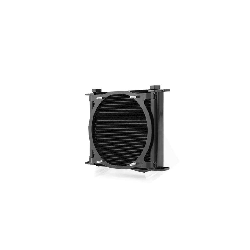PWR Engine Oil Cooler - Plate & Fin 280 x 256 x 37mm (28 Row) with 9" SPAL fan mounts
