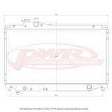 PWR - Suits Toyota Supra JZA80 (1993-1998) 55mm Radiator