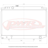 PWR - Suits Toyota Supra JZA70 (1989-1993) 55mm Radiator