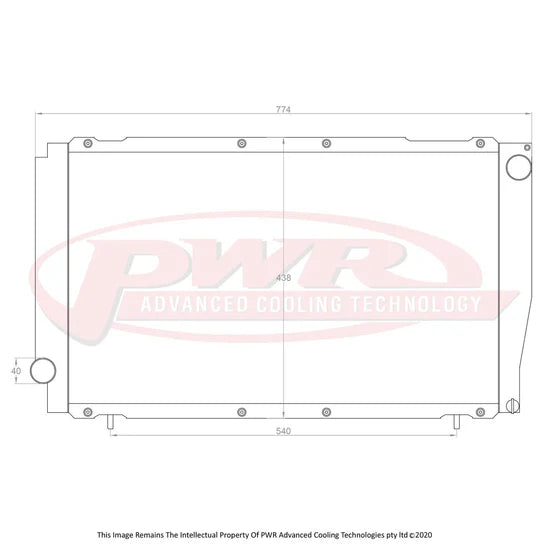 PWR - Suits Subaru Impreza WRX & STI GC8 (1992-2000) 42mm Radiator