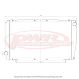 PWR - Suits Subaru Impreza WRX & STI GC8 (1992-2000) 42mm Radiator