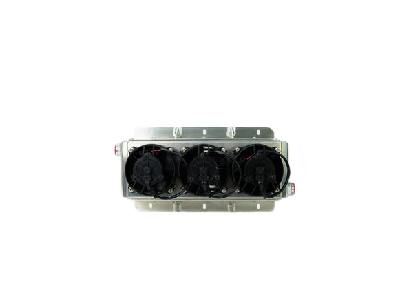 PWR - 42mm Universal Oil / Fuel Cooler Module With Triple Fan Shroud Assembly