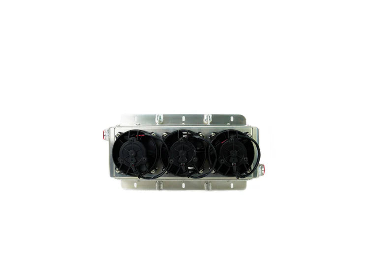 PWR - 42mm Universal Oil / Fuel Cooler Module With Triple Fan Shroud Assembly