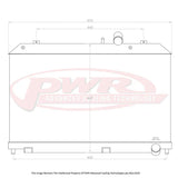 PWR - Suits Mazda RX8 Series 1 (2002-2008) 42mm Radiator