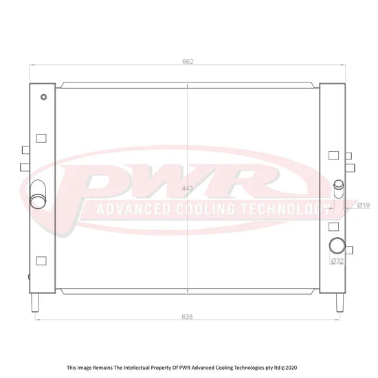 PWR - Suits Mazda MX5 NC (2005-2013) 32mm Radiator
