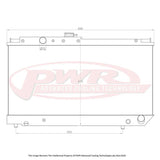 PWR - Suits Toyota Celica GT4 (1896-1992) 42mm Radiator