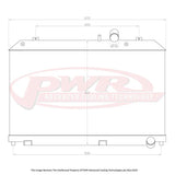 PWR - Suits Mazda RX8 Series 1 (2002-2008) 55mm Radiator