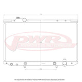 PWR - Suits Toyota Aristo JZS147 (1993-1997) 42mm Radiator - Automatic
