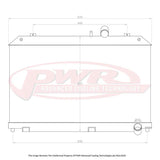 PWR - Suits Mazda RX8 Series 2 (2008-2012) 42mm Radiator