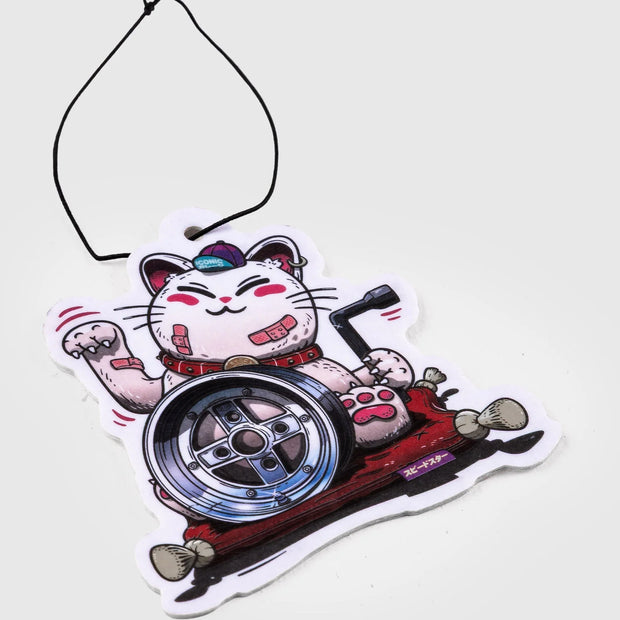 Lucky Kitty Air Freshener - Rose