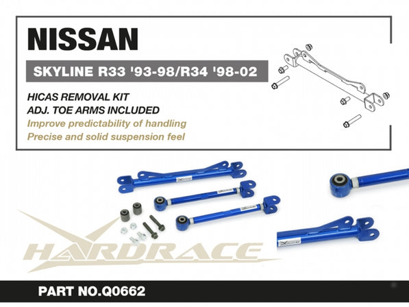 HARDRACE HICAS REMOVAL KIT NISSAN, SKYLINE, R33/R34 GTST GT-T GT-R