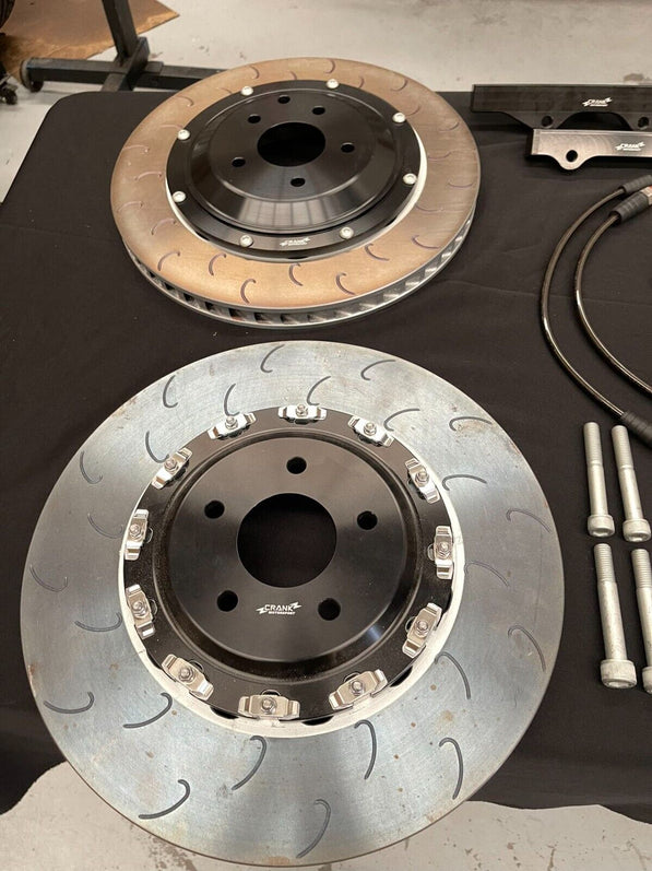 R35 GTR Brake Discs – Front 390 mm / Rear 380 mm J-Hook (2012+ DBA/EBA)
