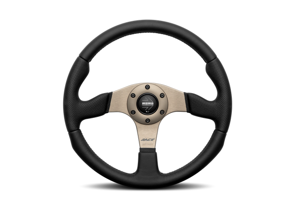 MOMO Race 2.0 Black Leather 350mm Steering Wheel