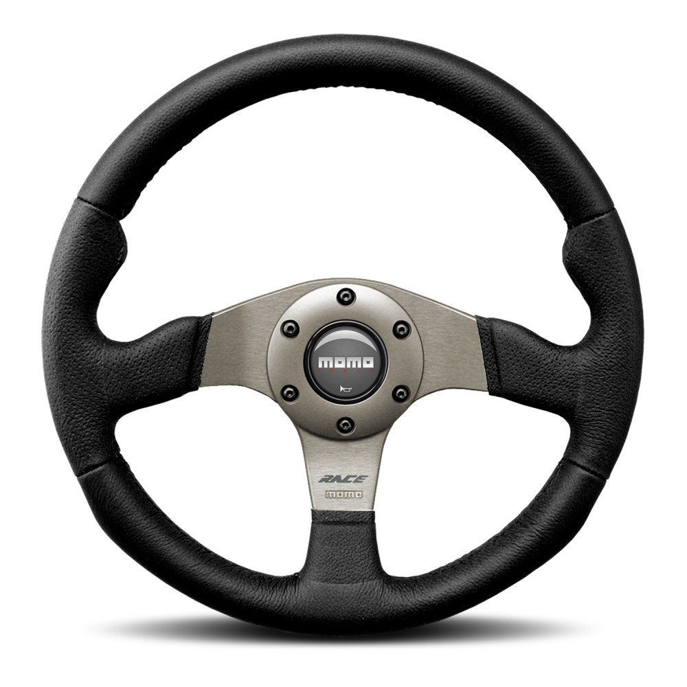 MOMO Race Black Leather 320mm Steering Wheel