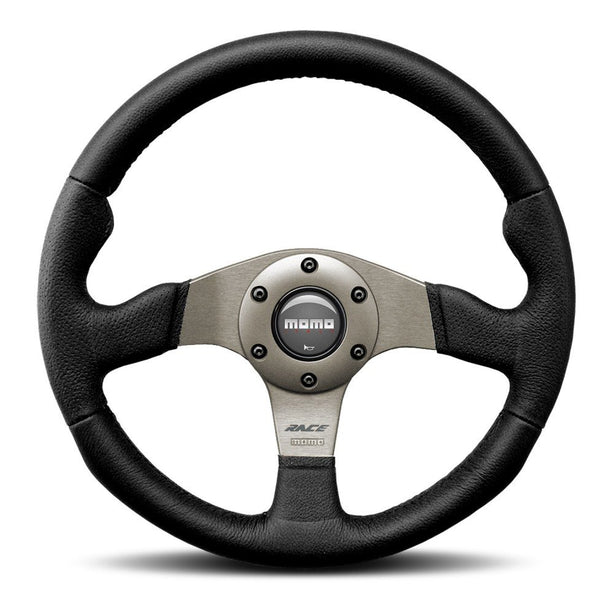 MOMO Race Black Leather 320mm Steering Wheel