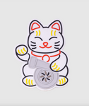 White Kitty Magnet
