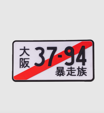 License Plate Stripe Magnet