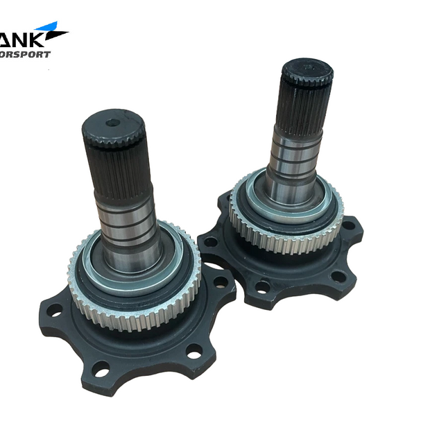 Crank Motorsport R200 Billet stub axles to suit Nissan GTR diff centre. 31 Splines. Rated 2200 HP.